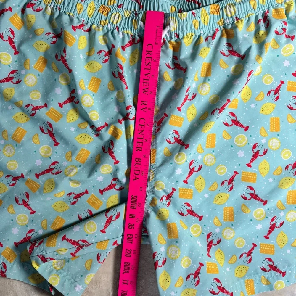 Magellan Lobster Lemon Swim Trunks 3XL Coastal Beach Vacation Seafood Shorts